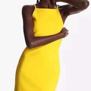 COS Bright Yellow Mini Dress